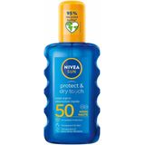 3x Nivea Sun Protect en Dry Touch Verfrissende Vernevelende Spray SPF 50 200 ml