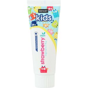 6x Sence Fresh Tandpasta Kids Strawberry 75 ml