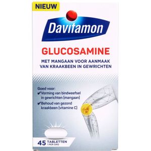 4x Davitamon Glucosamine 45 tabletten