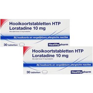 Healthypharm Hooikoortstabletten HTP Loratadine 10 mg - 2 x 30 tabletten