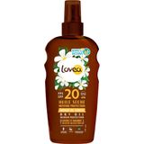 6x Lovea Sun Dry Oil Spray Zonnebrand SPF 20 150 ml