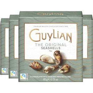 4x Guylian Chocolade Zeevruchten Original Praline 65 gr