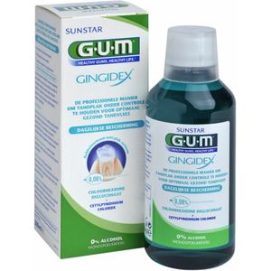 6x GUM Mondspoelmiddel Gingidex 300 ml