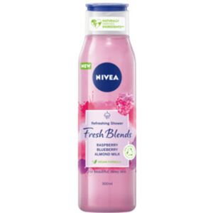 3x Nivea Fresh Blends Douchegel Raspberry 300 ml