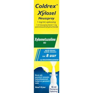 Coldrex Xylosel Neusspray 1.0mg/ml Xylometazolinehydrochloride - 3 x 10 ml