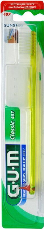 4x GUM Tandenborstel Classic Soft Kleine Kop