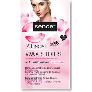 3x Sence Wax Strips voor het Gezicht 20 stuks