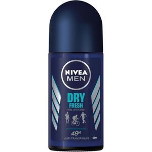 NIVEA Men Deodorant Roller Dry Fresh - 3 x 50 ml - Voordeelverpakking