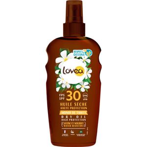 6x Lovea Sun Dry Oil Spray Zonnebrand SPF 30 150 ml