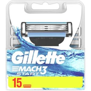 3x Gillette Navulmesjes Mach3 start 12 stuks