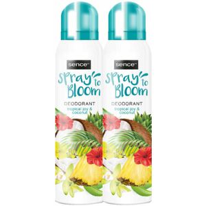 2x Sence Deodorant Tropical Joy & Coconut 150 ml