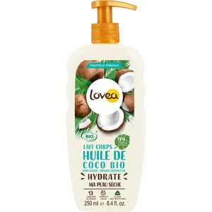 4x Lovea Biologische Bodylotion Kokos 250 ml