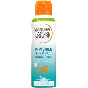 2x Garnier Ambre Solaire Invisible Protect Zonnebrandspray Mist SPF 30 200 ml