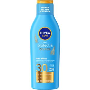 2x Nivea Sun Protect & Bronze Zonnebrand Melk SPF 30 200 ml