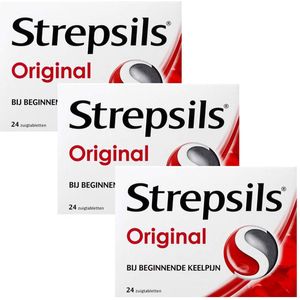 Strepsils Original - 3 x 24 zuigtabletten