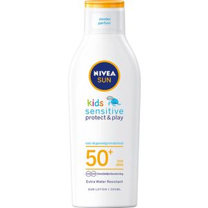 3x Nivea Sun Kids Protect & Sensitive Zonnemelk SPF 50+ 200 ml