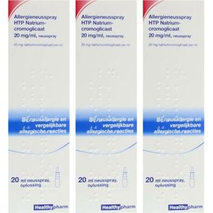 Healthypharm Natriumcromoglicaat 20mg/ml Neusspray - 3 x 20 ml