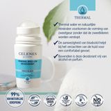 3x Celenes Thermal Mineral Roller Deodorant Geurloos 75 ml