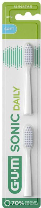 8x GUM Activital Opzetborstel Wit 2 stuks