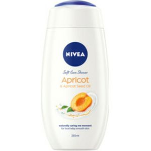 12x Nivea Soft Care Douchegel Apricot en Apricot Seed Oil 250 ml