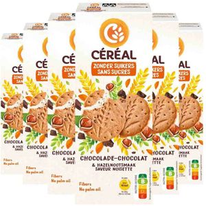 6x Céréal Zandkoek Hazelnoot Chocolade 132 gr