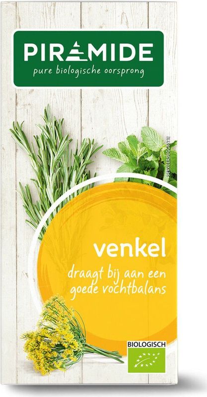 3x Piramide Kruidenthee Bio Venkel 20 stuks