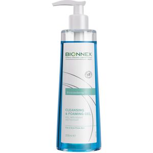 3x Bionnex Rendaderm Reinigende Foam Gel Voor Vettige en Acnegevoelige Huid 200 ml
