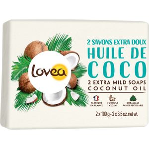 2x Lovea Coconut Oil Handzeep 2 x 100 gr