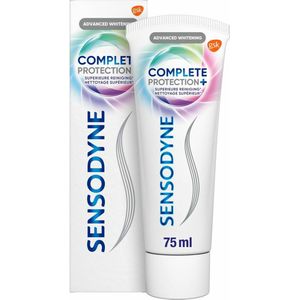 3x Sensodyne Tandpasta Complete Protection + Advanced Whitening 75 ml