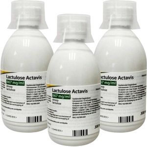 Actavis Lactulose Siroop 667mg/ml - 3 x 300 ml