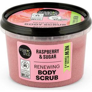 3x Organic Shop Body Scrub Raspberry Cream 250 ml