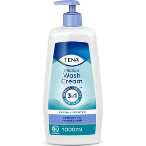 3x TENA ProSkin Wash Cream Pompfles 500 ml