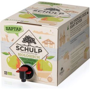 2x Schulp Saptap Appel Biologisch 5 liter