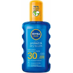 6x Nivea Sun Protect en Dry Touch Verfrissende Vernevelende Spray SPF 30 200 ml
