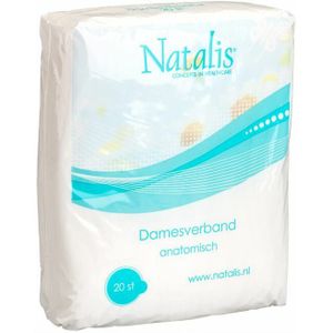 Natalis - Damesverband - 20 Stuks - Volledige Bescherming - Goede Vochtverspreiding