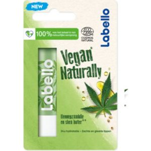Labello Lippenbalsem Vegan Naturally Hemp - 6 stuks - Voordeelverpakking