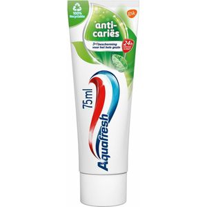 3x Aquafresh Tandpasta Anti-Caries 75 ml