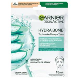 3x Garnier SkinActive Hyaluronzuur Aloë Vera Tissue Gezichtsmasker