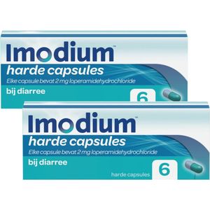 Imodium Capsules 2mg - 2 x 6 capsules