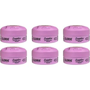 Glorie Fixation Dry Styling Wax Pomade Pink Boss 6 stuks + Styling Comb