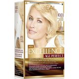 2x L'Oréal Excellence Age Perfect Permanente Haarkleuring 10.03 Extra Licht Natuurlijk Goudblond