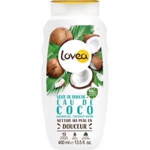 6x Lovea Sulfaatvrije Douchegel Kokos 400 ml