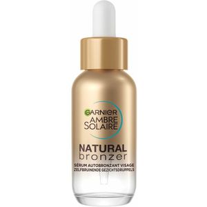 2x Garnier Ambre Solaire Natural Bronzer Zelfbruinende Gezichtsdruppels 30 ml