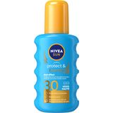 Nivea Sun Protect & Bronze Zonnebrand Spray SPF 30 - 2 x 200 ml - Voordeelverpakking