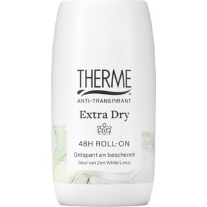 3x Therme Anti-Transpirant Extra Dry Zen White Lotus Roller 60 ml