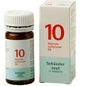 2x Pfluger Schussler Zout nr 10 Natrium Sulfuric D6 100 tabletten