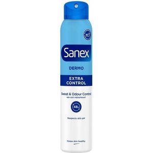 3x Sanex Deodorant Spray Dermo Extra Control 200 ml