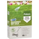 3x Pokon Gazonmest voor 30m2 met Kalk 2 kg