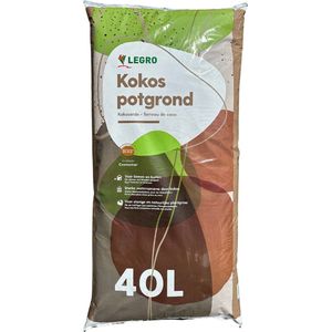 Superkokospotgrond speciaal voor stevige en natuurlijke plantgroei - 40 liter - Voor binnen en buiten - Sterke wateropname door kokos