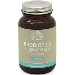 2x Mattisson Probiotica 30 Miljard CFU 1200mg 60 vegacapsules